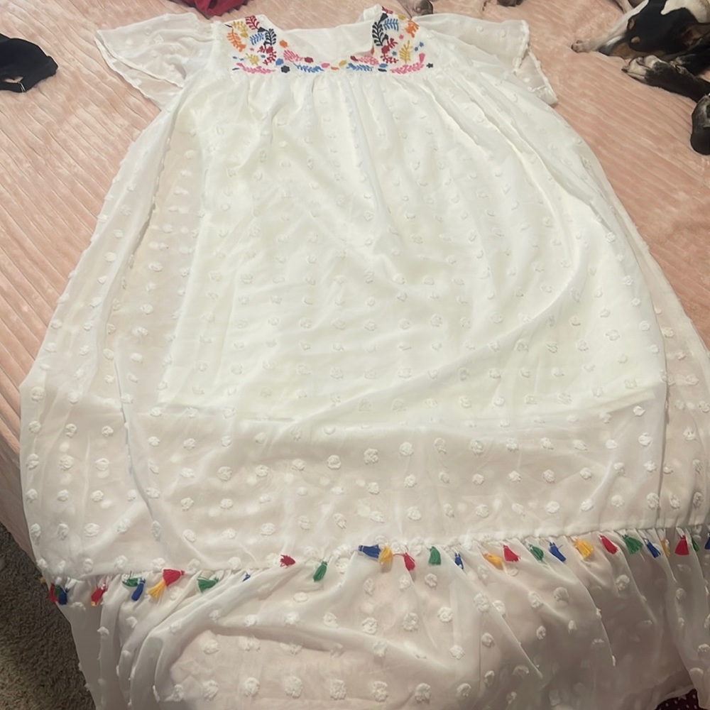 SHEIN white dress